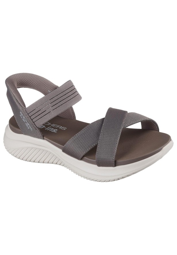 Sandały SKECHERS ULTRA FLEX 3.0 SANDAL NEV Szary