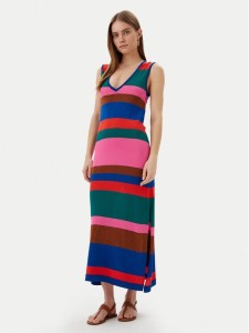 Lola Casademunt by Maite Sukienka dzianinowa MS2516032 Kolorowy Regular Fit
