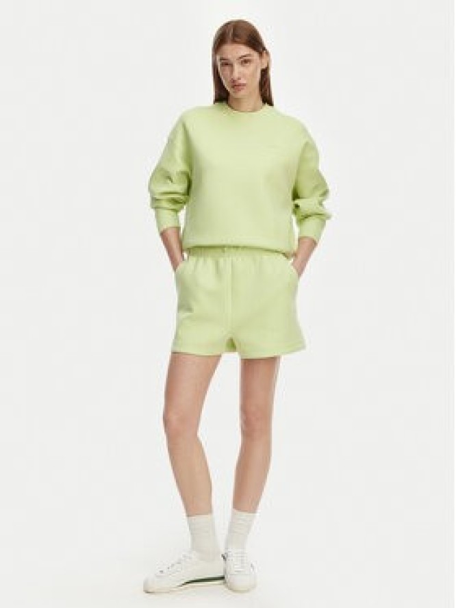 Lacoste Bluza SF0046 Zielony jasny Oversize