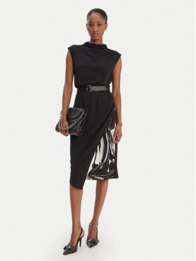 DKNY Sukienka codzienna DD5J2P42 Czarny Regular Fit