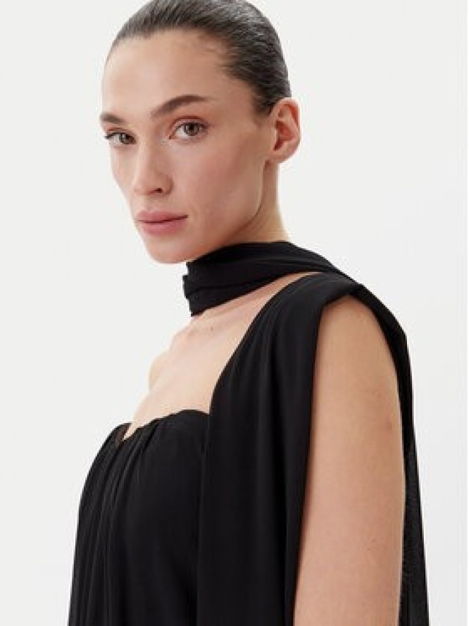 Eleh Sukienka wieczorowa ESS250187 Czarny Regular Fit