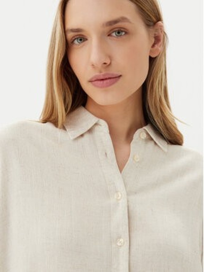 ONLY Koszula Siesta 15347208 Beżowy Oversize