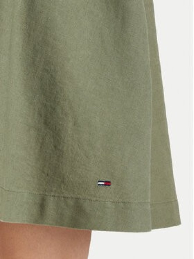 Tommy Jeans Sukienka letnia DW0DW22343 Zielony A-Line Fit