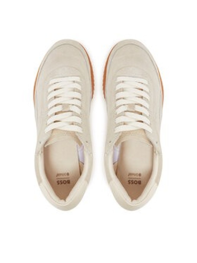 BOSS Sneakersy Carlynn 50541691 Écru