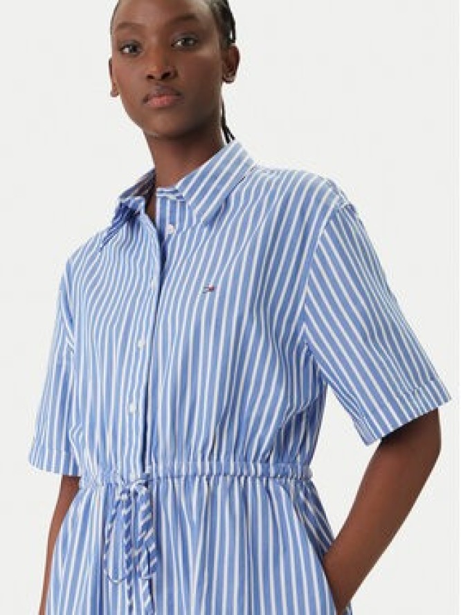 Tommy Jeans Sukienka koszulowa DW0DW20617 Niebieski Regular Fit