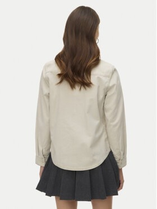 Vero Moda Koszula jeansowa Maria 10277523 Beżowy Slim Fit