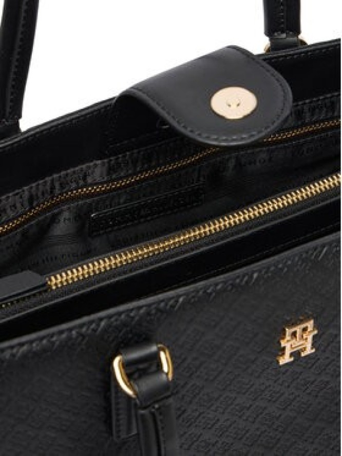 Tommy Hilfiger Torebka Th Daily Tote Mono AW0AW18417 Czarny