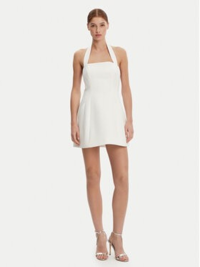 Bardot Sukienka koktajlowa 59857DB1 Biały Slim Fit