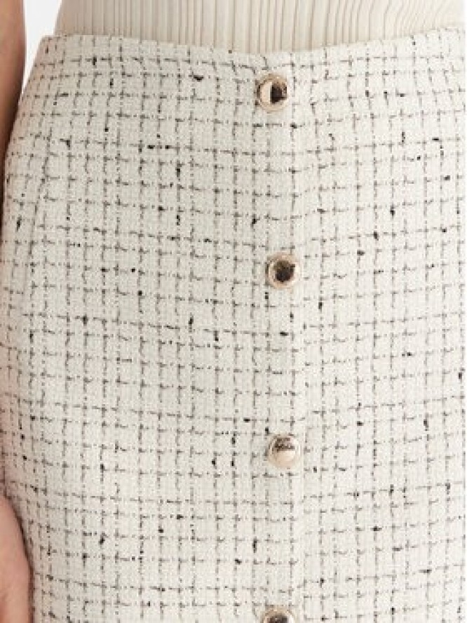 Morgan Spódnica mini 252-JGABY Beżowy Slim Fit