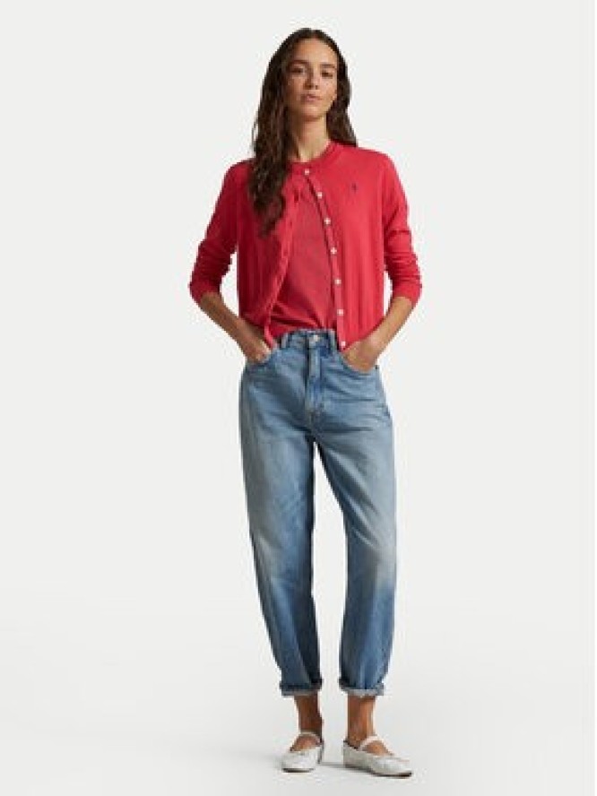 Polo Ralph Lauren Kardigan 211891672024 Czerwony Regular Fit