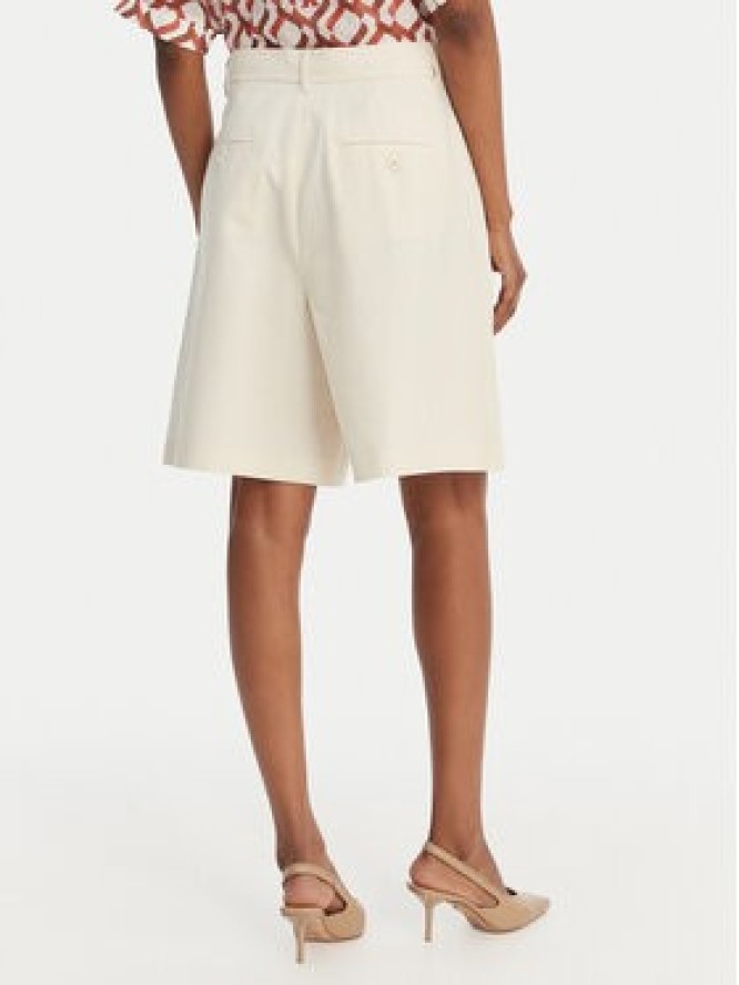 Weekend Max Mara Bermudy Ecuba 2615141022 Écru Loose Fit