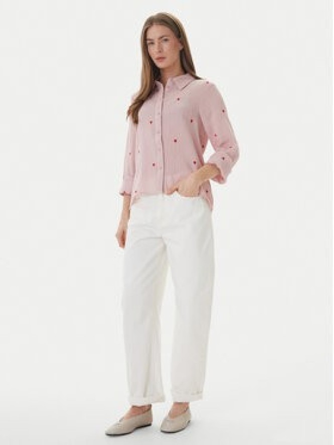 ONLY Koszula Heart 15332482 Różowy Regular Fit