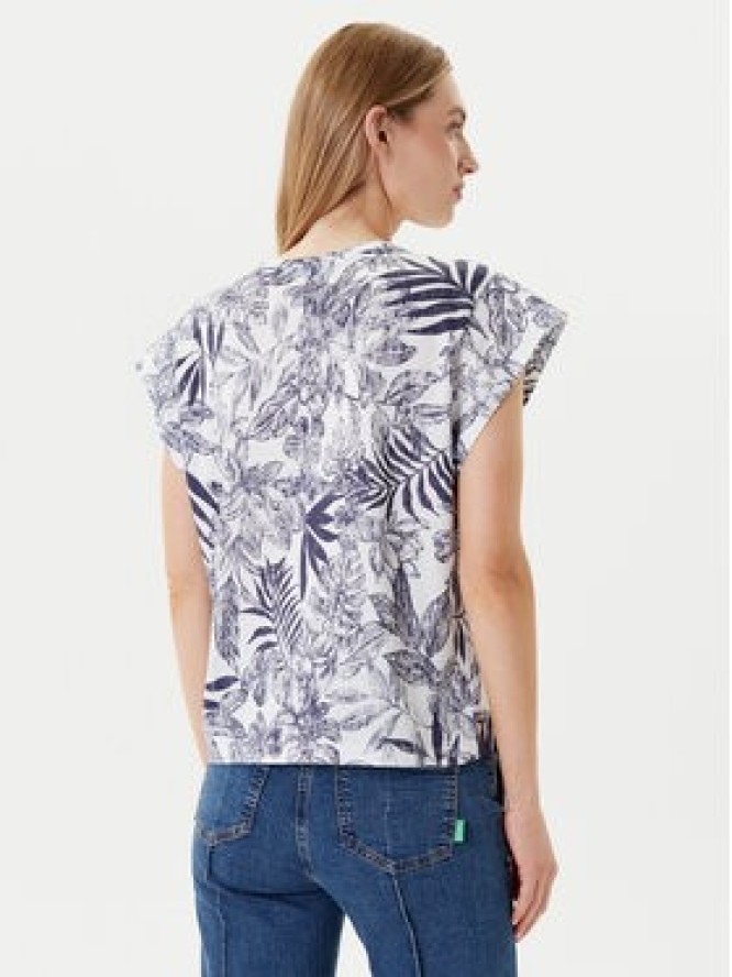 United Colors Of Benetton T-Shirt 3SEBD10AE Niebieski Relaxed Fit