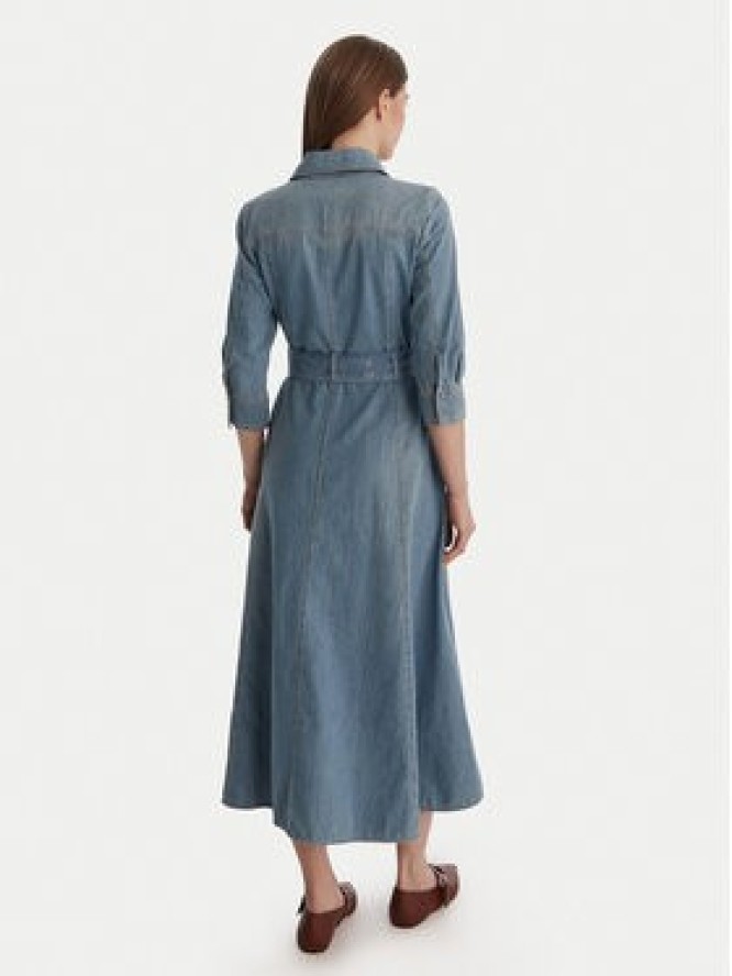 Marella Sukienka jeansowa Giambo 2613221024 Niebieski Regular Fit