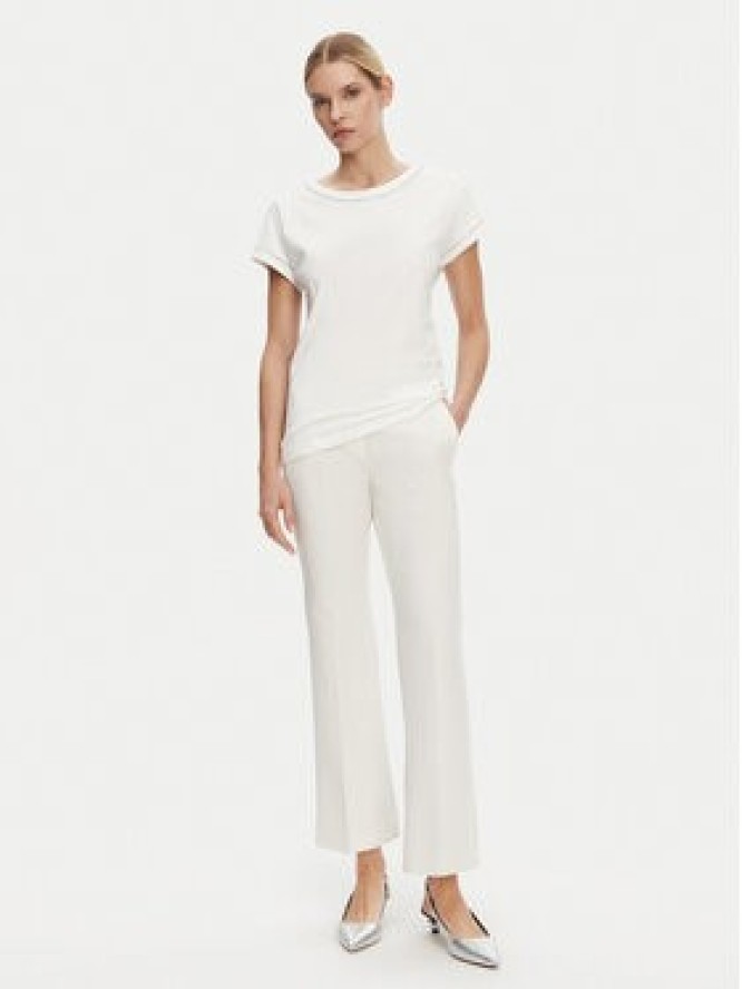 Luisa Spagnoli T-Shirt Brescello 542123 Biały Regular Fit