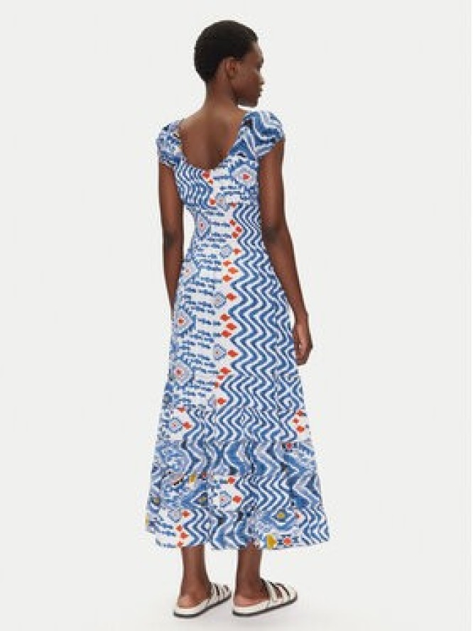 Iconique Sukienka letnia IC25-118 Kolorowy Regular Fit