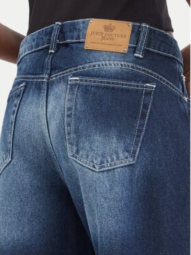 Juicy Couture Jeansy JCDJE225952 Niebieski Wide Leg