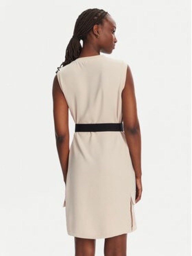 Liu Jo Sport Sukienka codzienna TA5139 TS923 Beżowy Regular Fit