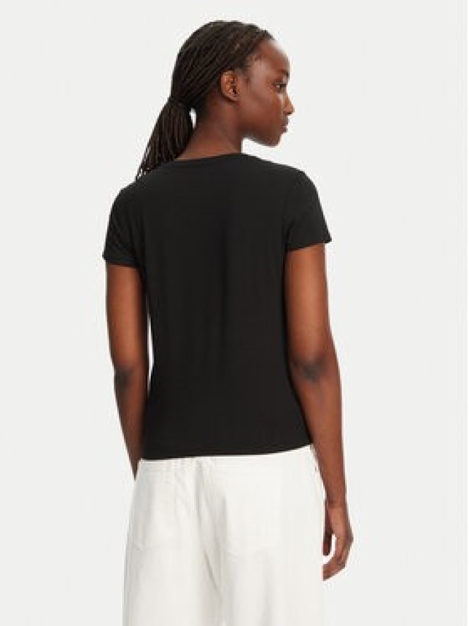 Patrizia Pepe T-Shirt CM1419/J013-K103 Czarny Regular Fit