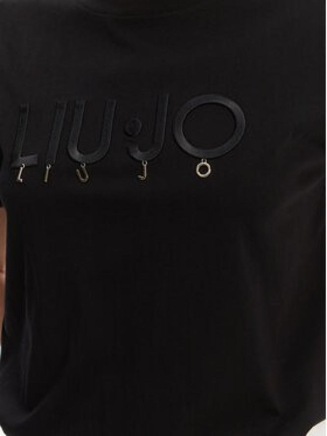 Liu Jo T-Shirt WA5007 JS923 Czarny Relaxed Fit