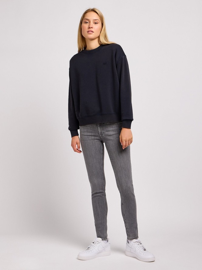LEE DAMSKA BLUZA LEE CREW SWS UNIONALL BLK 112350241