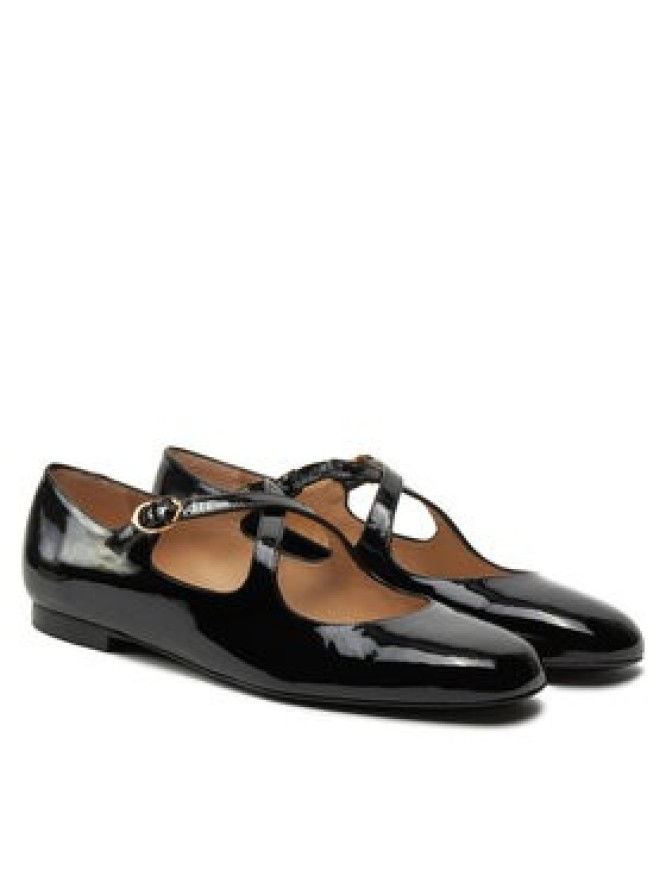 Stuart Weitzman Baleriny Clem Flat SK070 Czarny