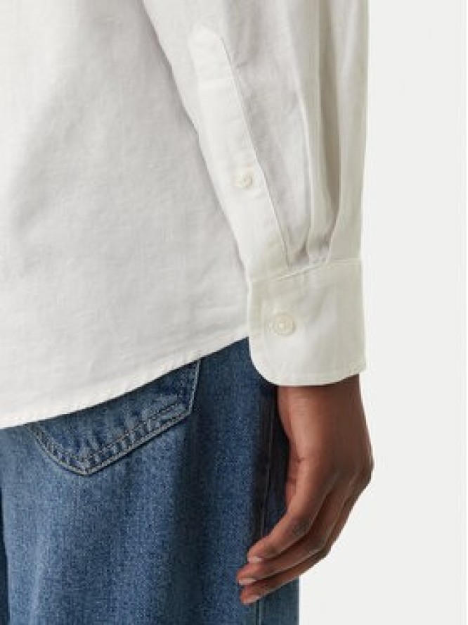 Tommy Jeans Koszula DW0DW22209 Biały Relaxed Fit