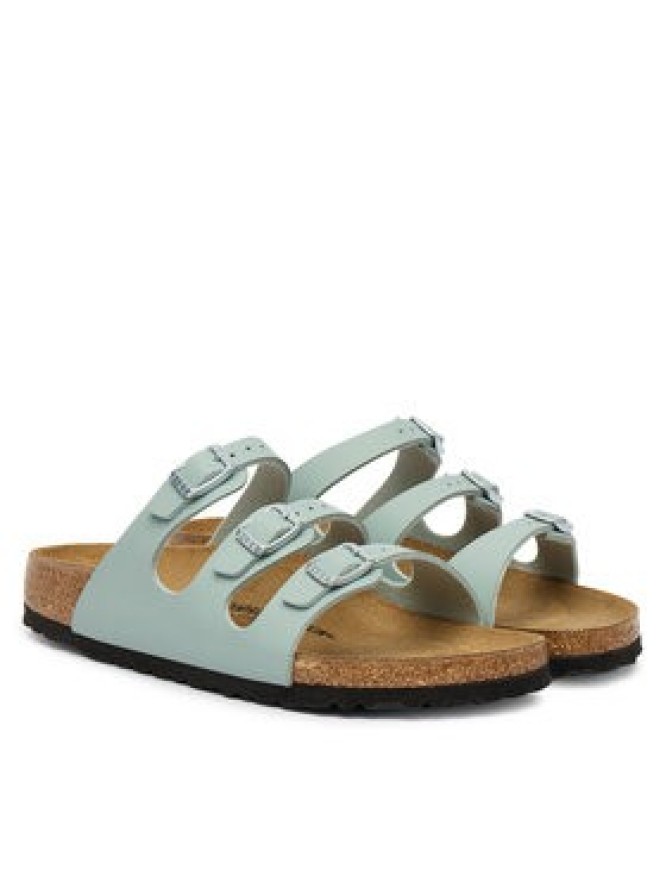 Birkenstock Klapki Florida 1032055 Zielony