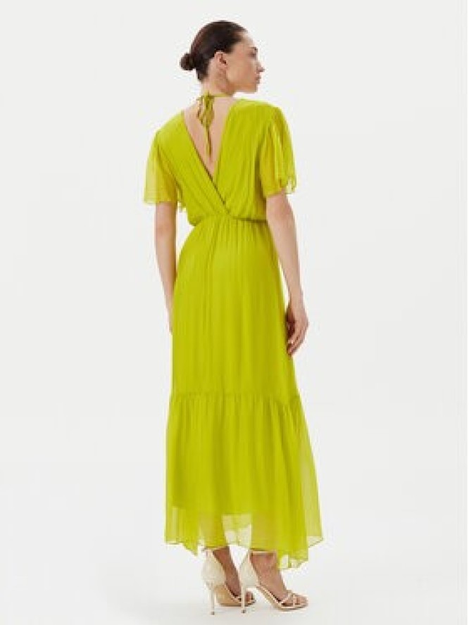 Haveone Sukienka letnia AFF-N006 Zielony Loose Fit