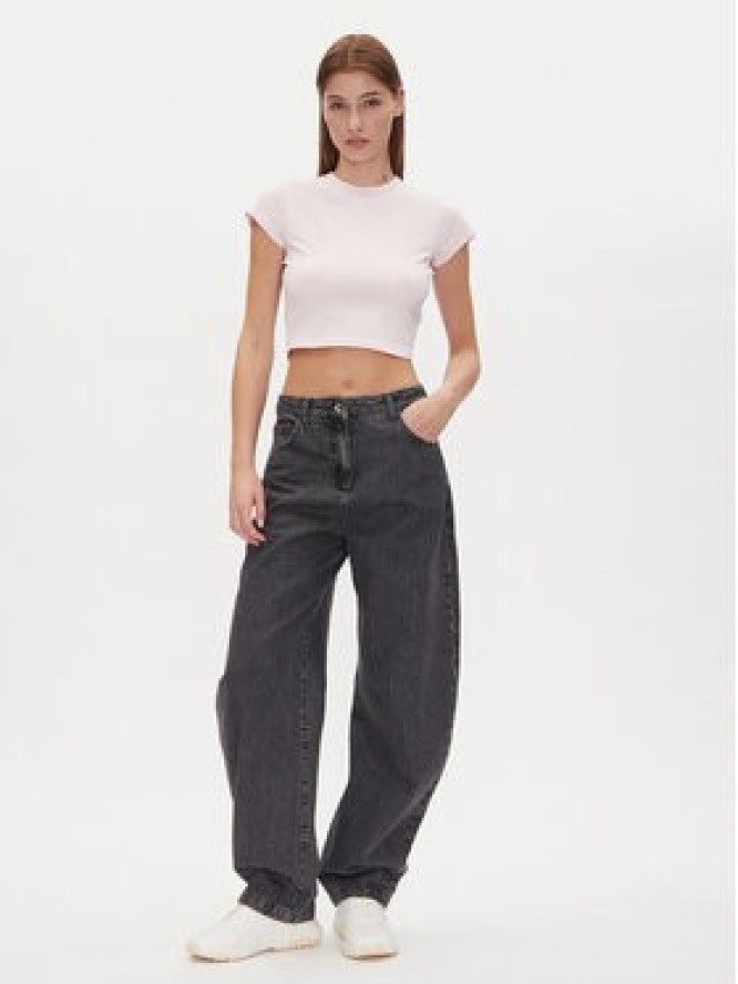 HUGO T-Shirt Dome_B 50537247 Różowy Cropped Fit