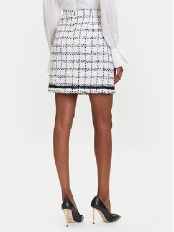 KARL LAGERFELD Spódnica mini A3W12019 Écru Regular Fit