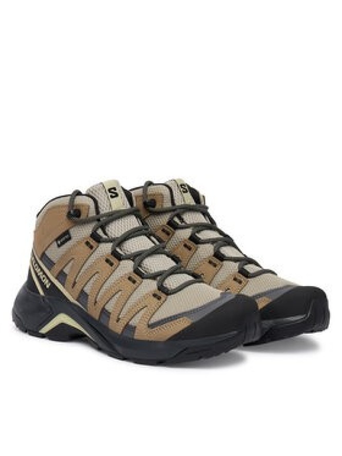 Salomon Trekkingi X-ADVENTURE RECON MID GORE-TEX L49219000 Brązowy