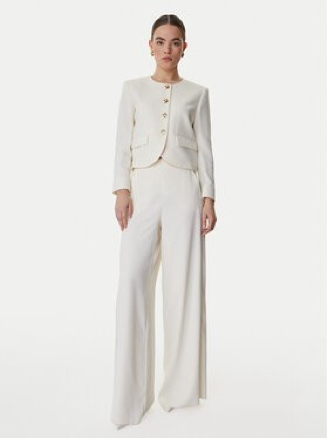 Marella Marynarka Falesia 2613041063 Écru Regular Fit