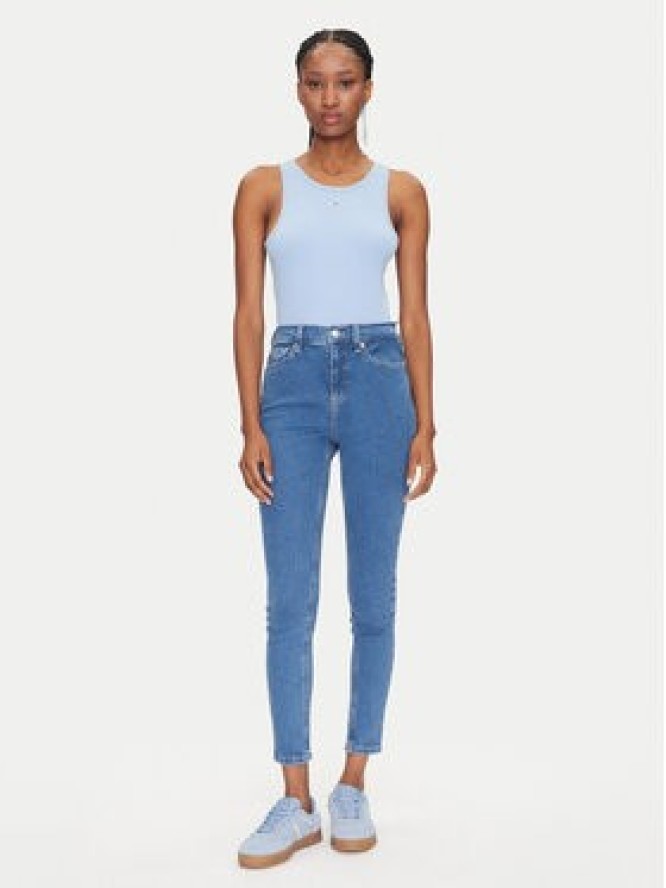 Tommy Jeans Jeansy Nora DW0DW20220 Niebieski Skinny Fit