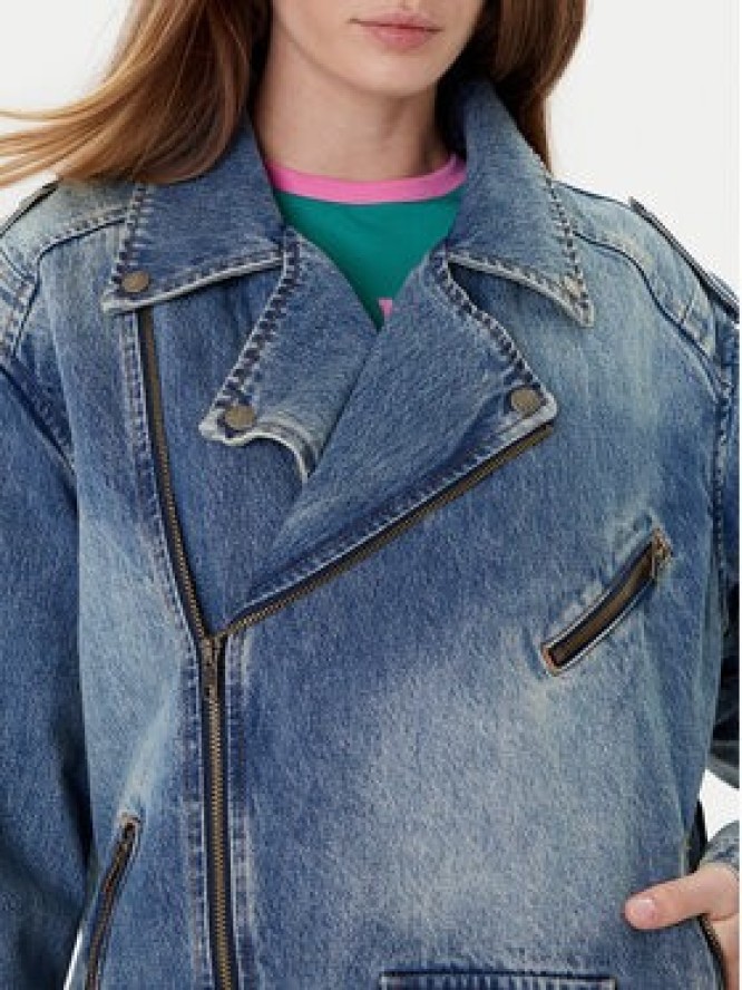 Guess Kurtka jeansowa W5YN70 D4XYZ Niebieski Regular Fit