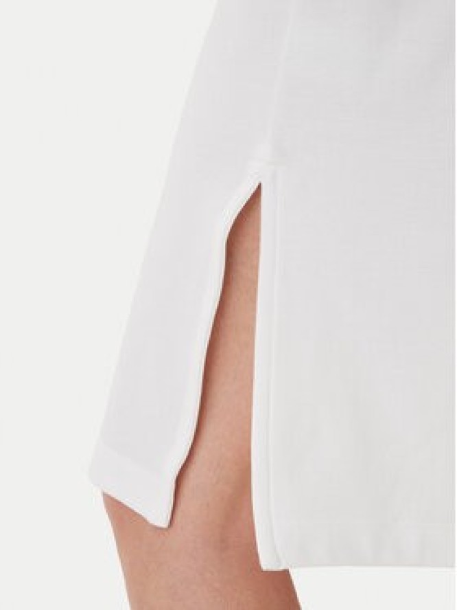 Lacoste Sukienka codzienna EF2883 Écru Oversize