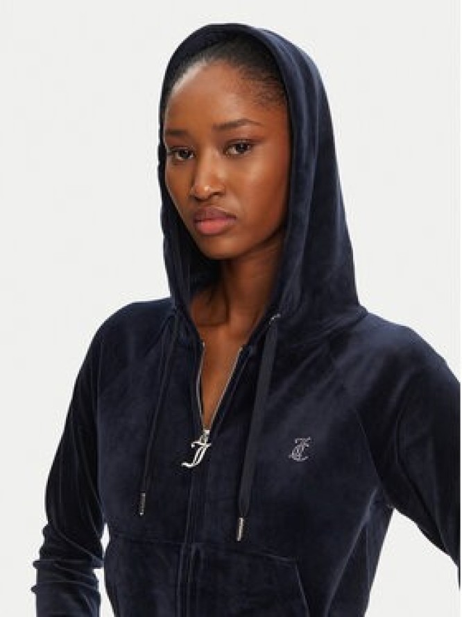 Juicy Couture Bluza Madison JCWA122001 Granatowy Slim Fit
