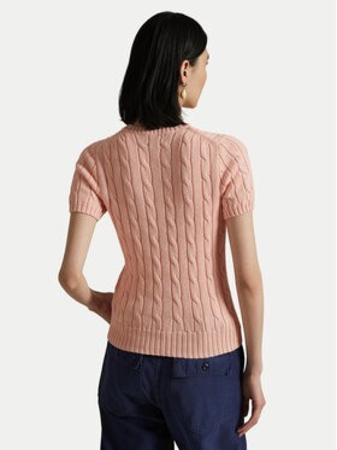 Polo Ralph Lauren Sweter 211895379017 Pomarańczowy Slim Fit