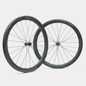 Koła rowerowe gravelowe karbonowe Vinci GRV 45mm 2026, piasty V Tour, Shimano HG