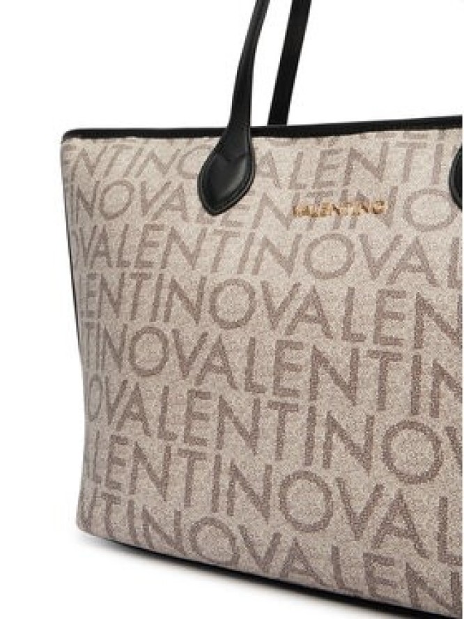 Valentino Torebka Logo VBSA1F02 Beżowy