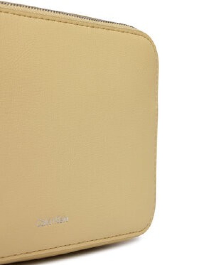 Calvin Klein Torebka Foil Logo Elongated Camera Bag LV04F3276G Żółty