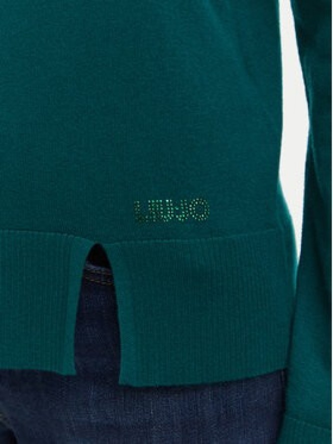 Liu Jo Sweter WF6418 MA16R Zielony ciemny Regular Fit