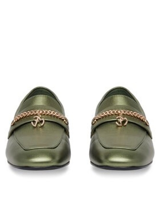 Eva Minge Loafersy CYNIA-LT2513-37 Zielony