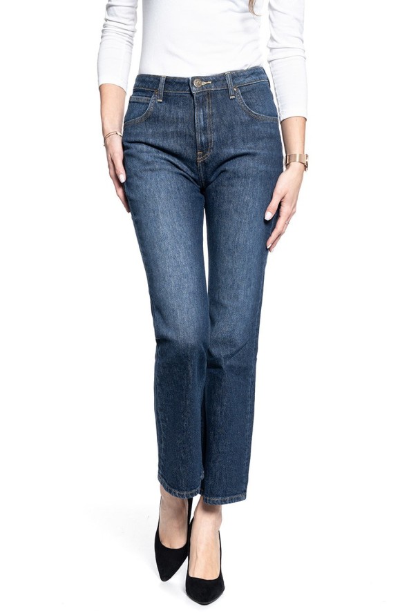 LEE CAROL BOOT 70'S BOOTCUT DAMSKIE SPODNIE JEANSOWE DARK ROBERTO L30NPOAW 112106525