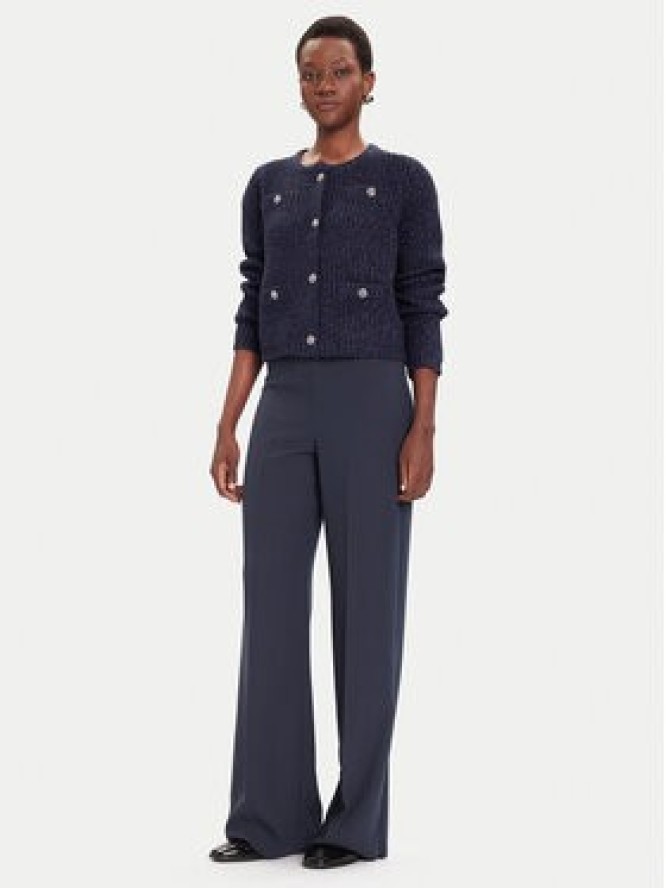 Liu Jo Kardigan MF5235 MA88A Granatowy Regular Fit