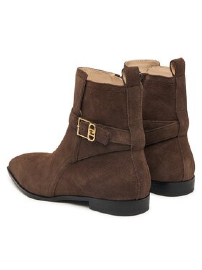 Liu Jo Botki Liz 01 SF5123 PX002 Brązowy