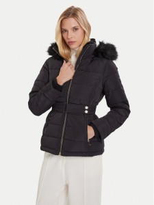 Morgan Kurtka puchowa 252-GAMONI Czarny Slim Fit