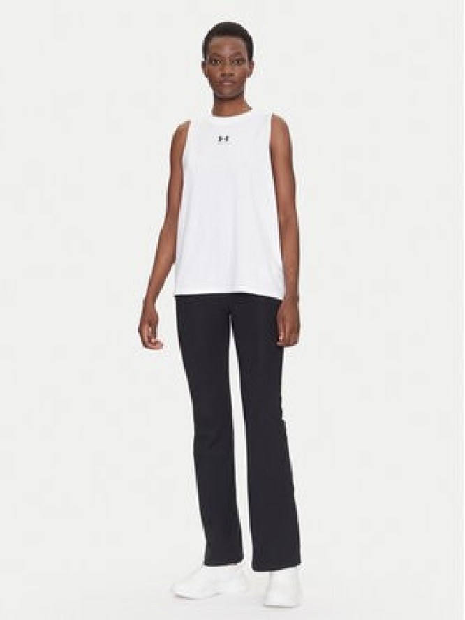 Under Armour Koszulka techniczna Rival Muscle 1383659 Biały Regular Fit