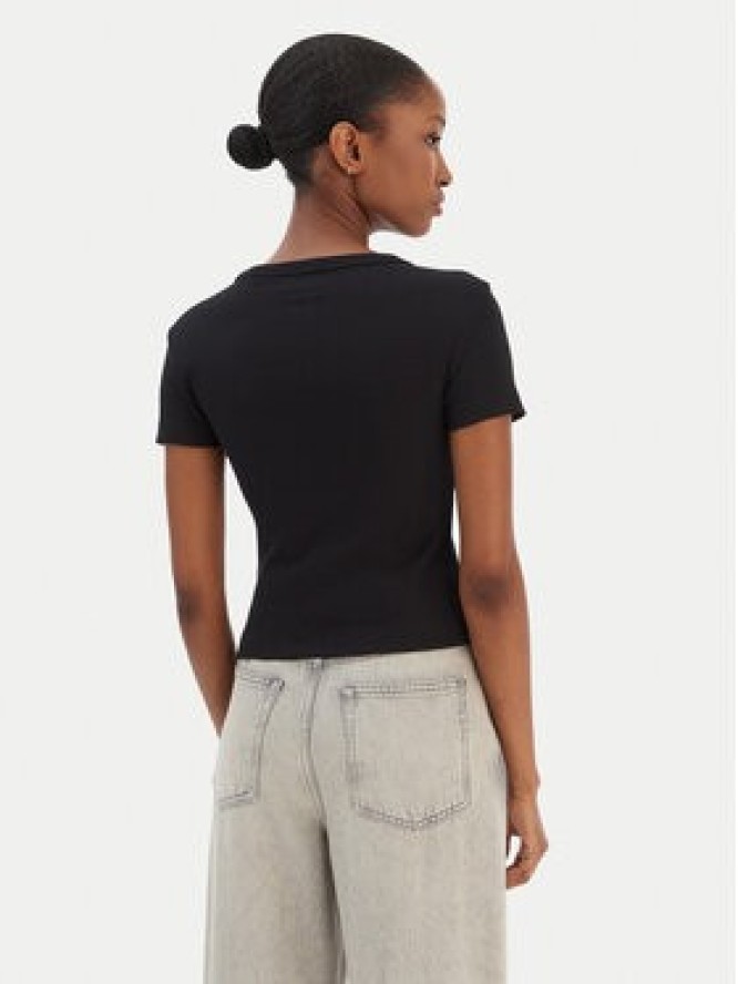 Guess T-Shirt W6RI22 KA0H1 Czarny Slim Fit