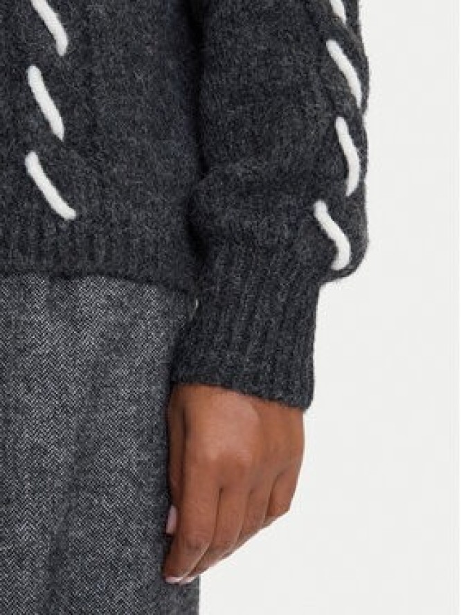 Vero Moda Sweter Ilina 10334866 Szary Loose Fit